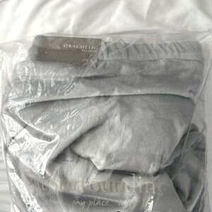 Soft Surrounding plush, straight leg lounge pants ￼